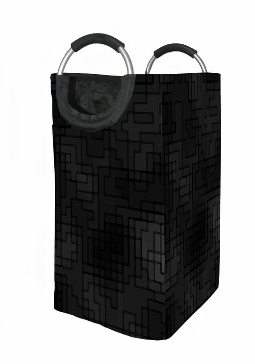 gradient abstract line pattern Laundry Hamper | Laundry Basket