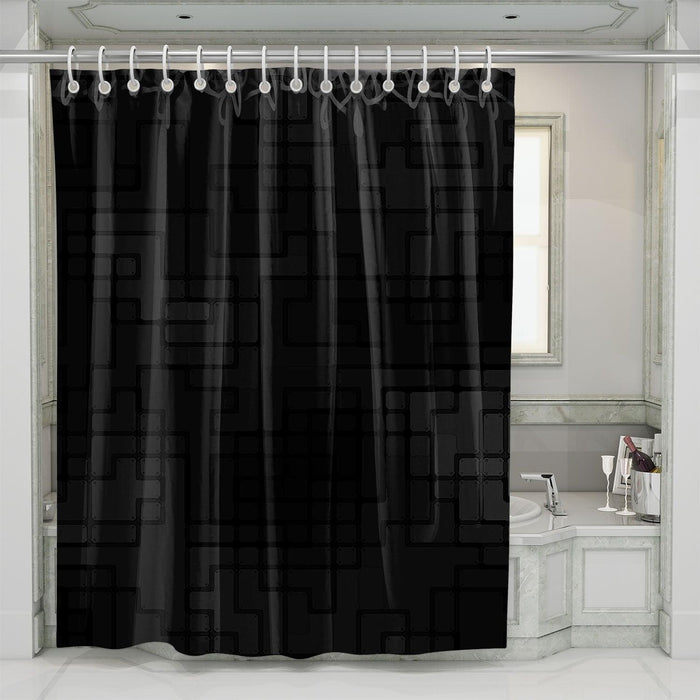 gradient abstract line pattern shower curtains