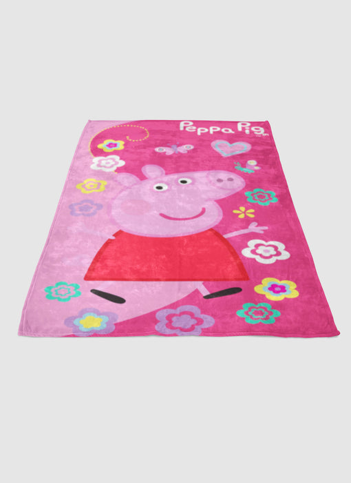 Peppa Pig Pink soft fleece blanket