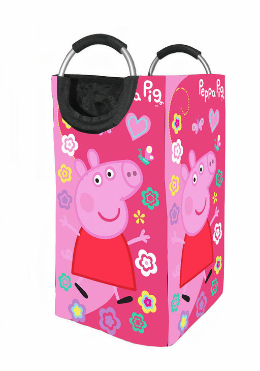 peppa pig pink Laundry Hamper | Laundry Basket