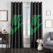 green light nike window Curtain