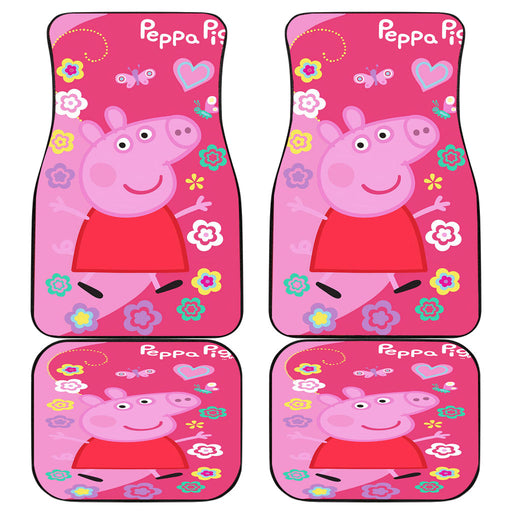 Peppa Pig Pink Car floor mats Universal fit