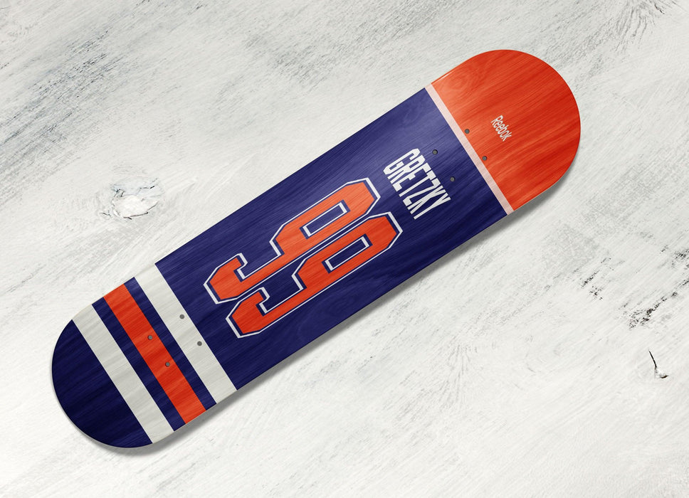 gretzky reebok blue orange Skateboard decks