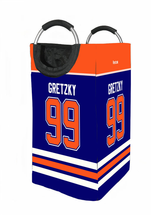 gretzky reebok blue orange Laundry Hamper | Laundry Basket