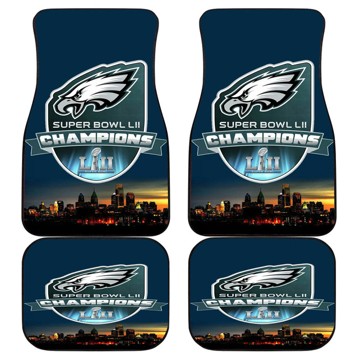 PHILADELPHIA EAGLES CHAMPIONS Car floor mats Universal fit