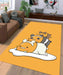 gudetama x we bare bears Living room carpet rugs