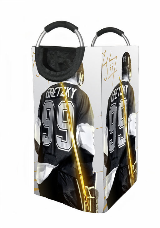 gretzky the thunder player nhl Laundry Hamper | Laundry Basket