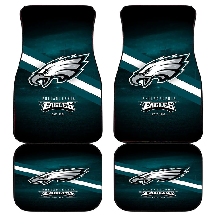 philadelphia eagles nfl logo 2 Car floor mats Universal fit