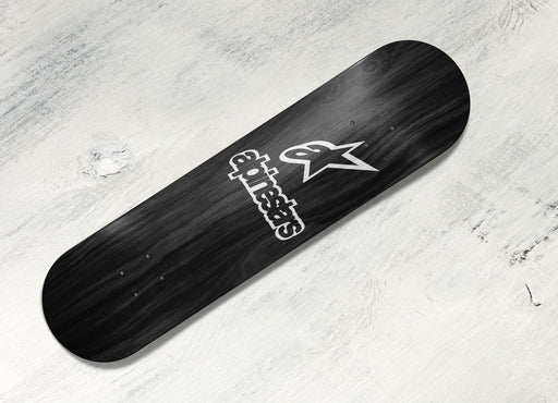 grey alpinestars logo racing Skateboard decks