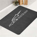 grey alpinestars logo racing bath rugs