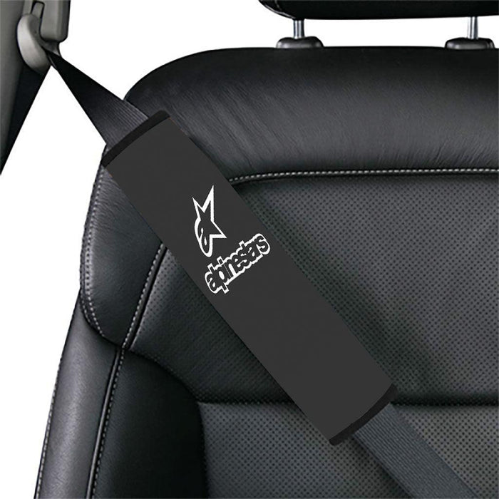 grey alpinestars logo racing Car seat belt cover - Grovycase