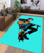 guitarist gorillaz Living room carpet rugs