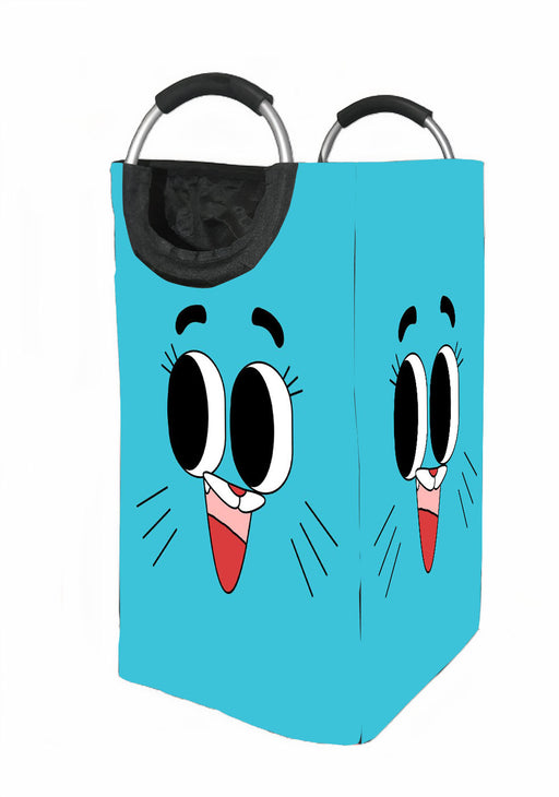 gumbal watterson face Laundry Hamper | Laundry Basket