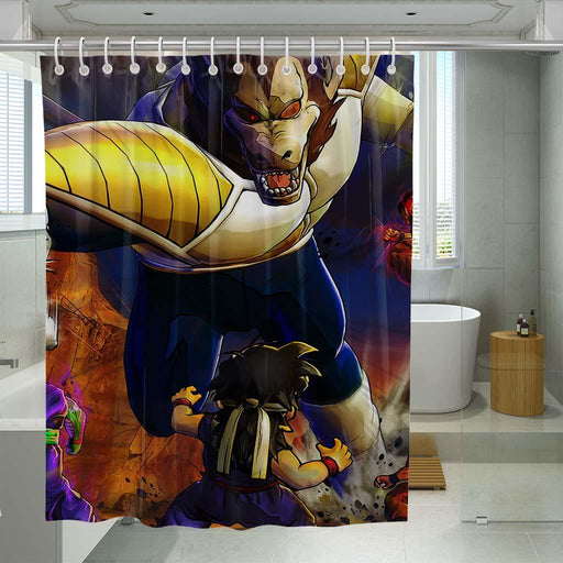 gumbal watterson face shower curtains