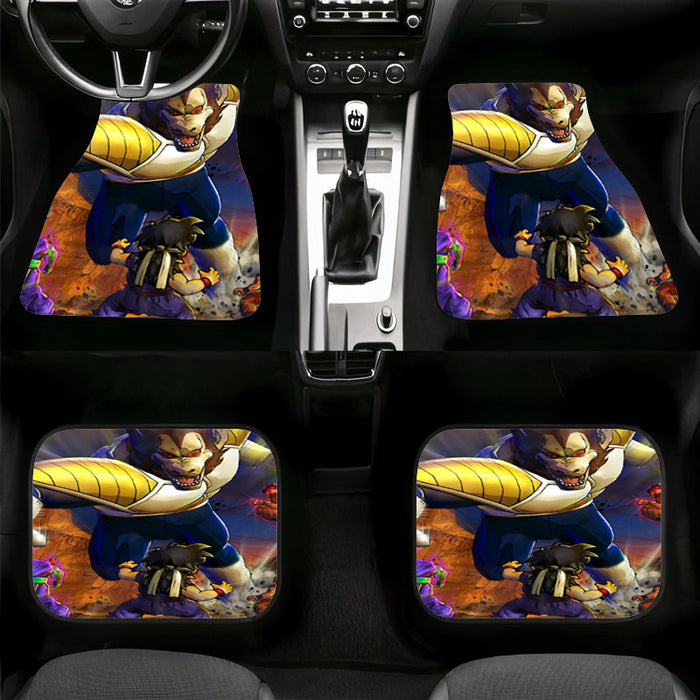 graphic game dragon ball Car floor mats Universal fit