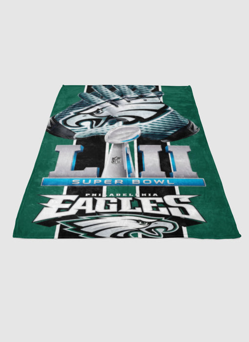 PHILADELPHIA EAGLES SUPER BOWL 1 soft fleece blanket