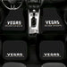 grey vgk font team Car floor mats Universal fit