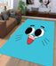 gumbal watterson face Living room carpet rugs