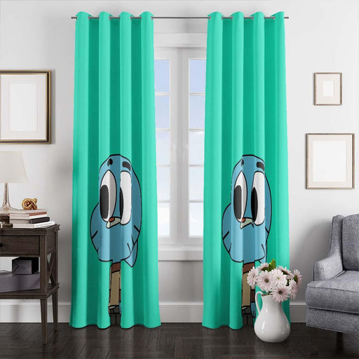 gumbal watterson window curtains