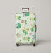 grass type pokemon pattern Luggage Cover | suitcase