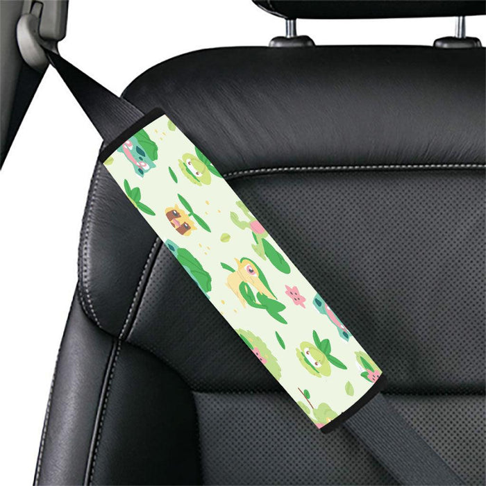 grass type pokemon pattern Car seat belt cover