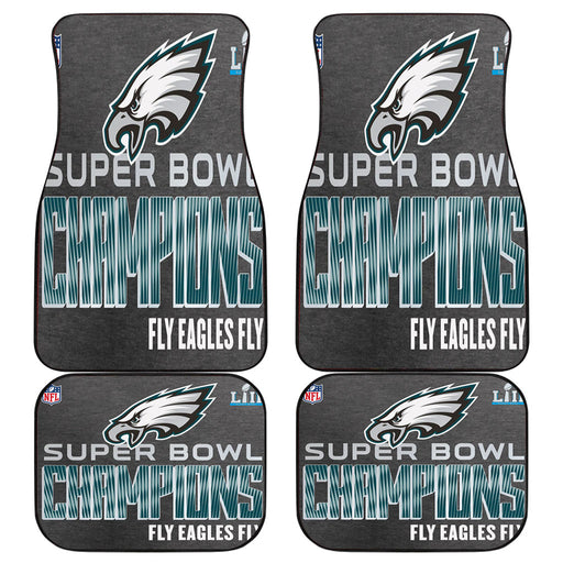 Philadelphia Eagles Super Bowl LII Champions Car floor mats Universal fit