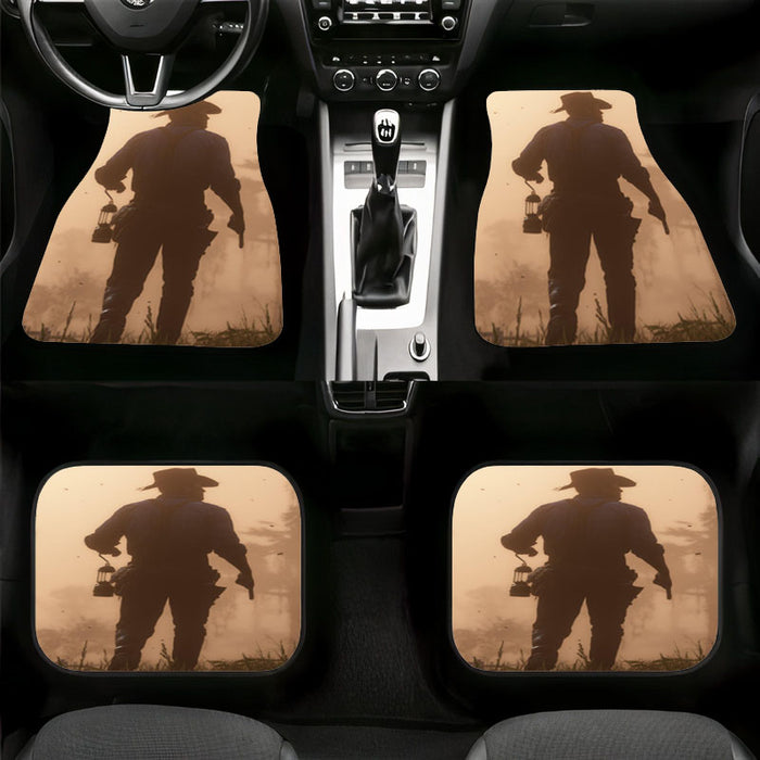 graphic of red dead redemption Car floor mats Universal fit