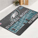 Philadelphia Eagles Super Bowl LII Champions bath rugs