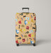 gravity falls stuff survival Luggage Cover | suitcase