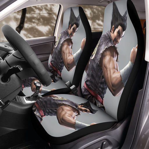 graphic of tekken 7 character Car Seat Covers