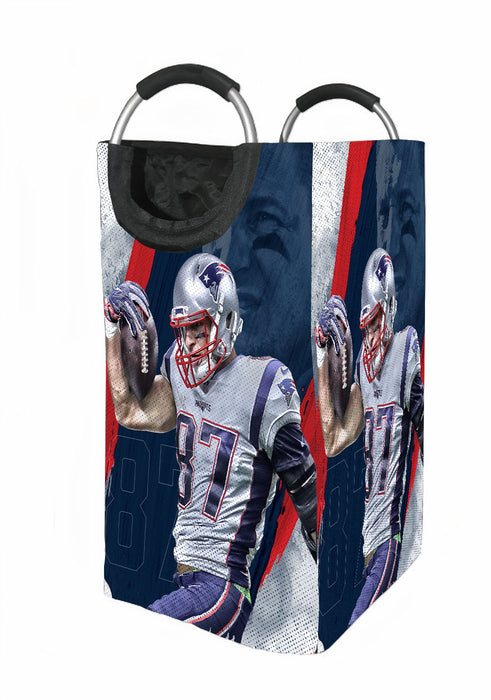 gronkowski best player from patriots Laundry Hamper | Laundry Basket