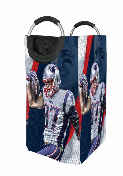 gronkowski best player from patriots Laundry Hamper | Laundry Basket