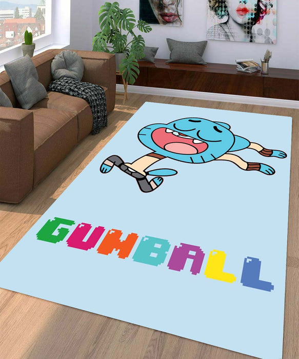 gumball flying Living room carpet rugs