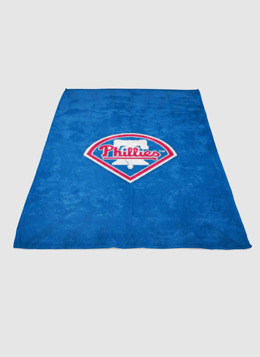 philadelphia phillies mlb logo 2 soft fleece blanket