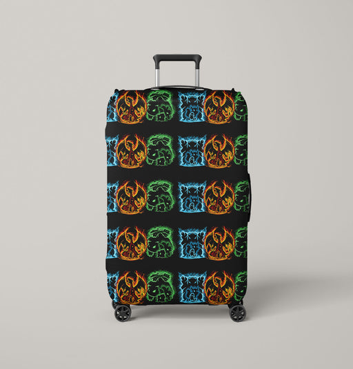 great evolution of pokemon Luggage Cover | suitcase