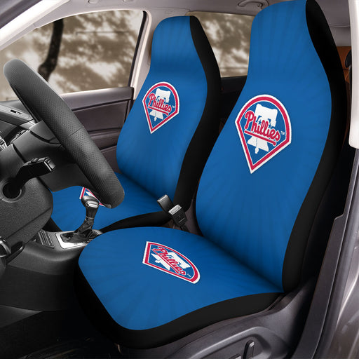 philadelphia phillies mlb logo 2 Car Seat Covers