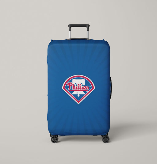 philadelphia phillies mlb logo 2 Luggage Cover | suitcase