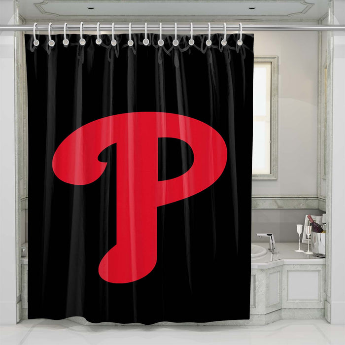 phillies shower curtains