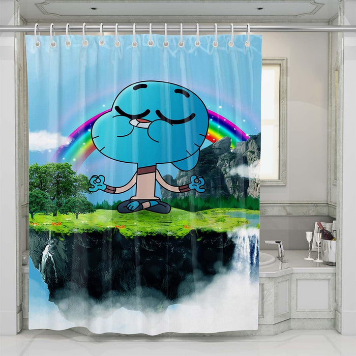 gumball meditation shower curtains