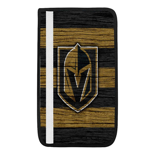 grunge wood vegas golden knights Car seat belt cover