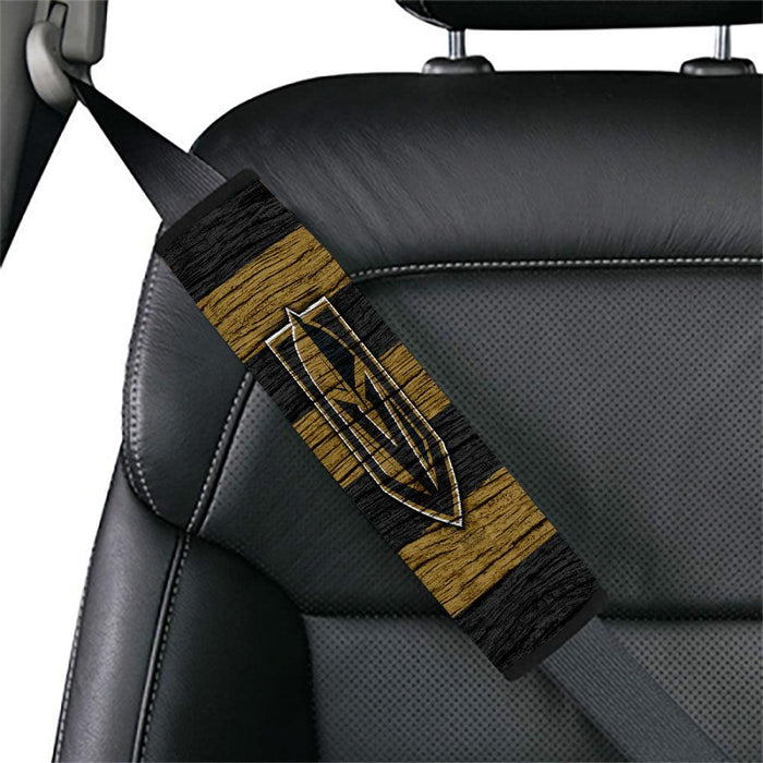 grunge wood vegas golden knights Car seat belt cover - Grovycase