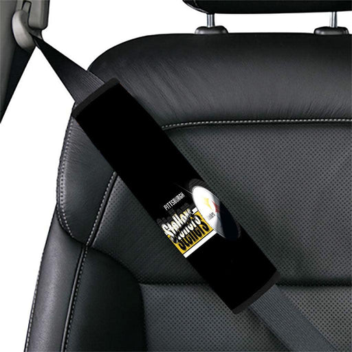 guide line of pittsburgh steelers Car seat belt cover - Grovycase