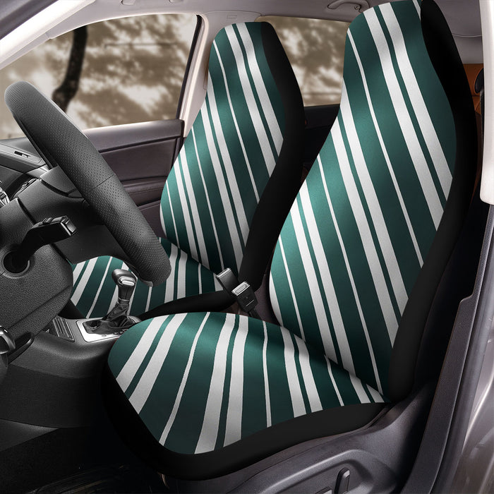 green stripes suit with light leak Car Seat Covers