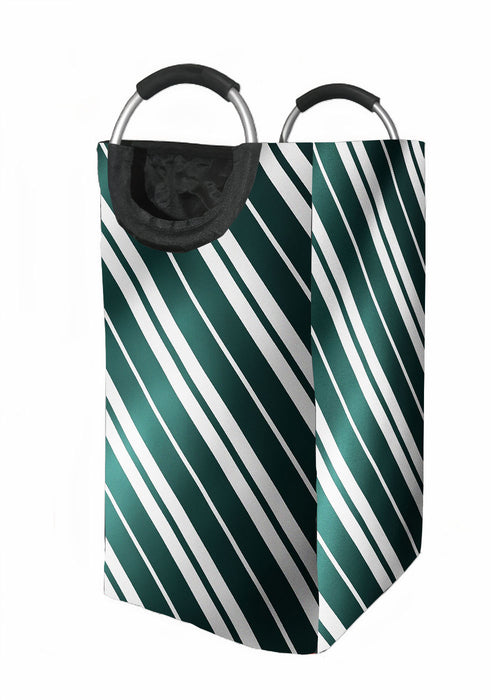 green stripes suit with light leak Laundry Hamper | Laundry Basket