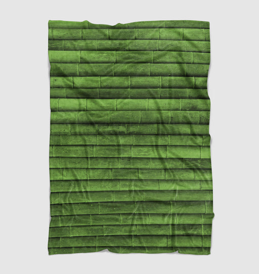 green wall organic background Ultra soft fleece blanket