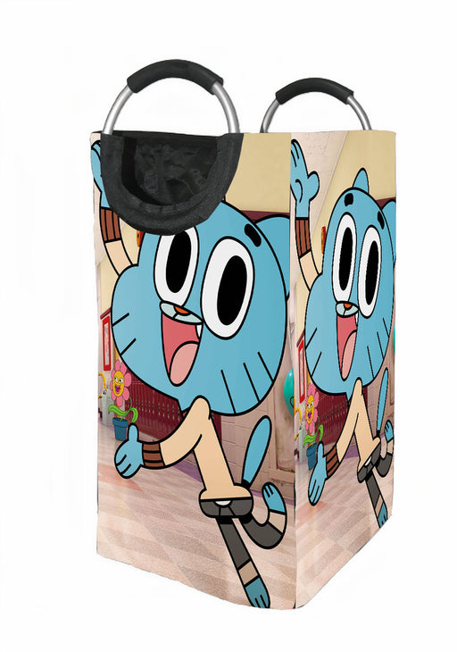 gumball watterson happy expression Laundry Hamper | Laundry Basket