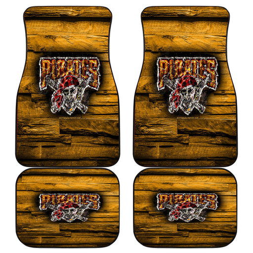 Pittsburgh Pirates logo Car floor mats Universal fit