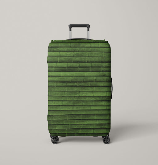 green wall organic background Luggage Cover | suitcase