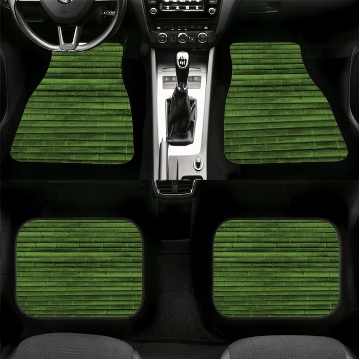 green wall organic background Car floor mats Universal fit