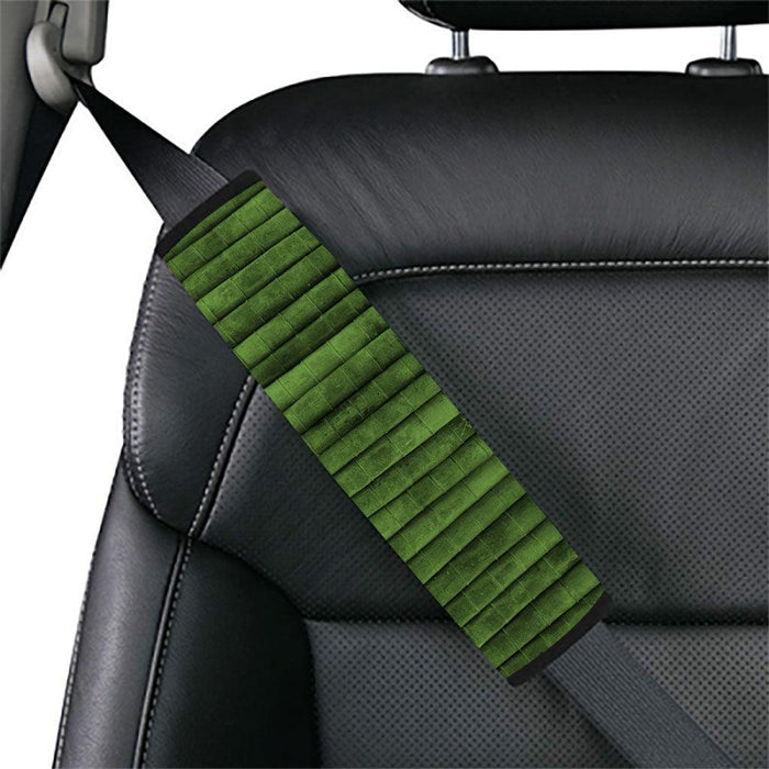 green wall organic background Car seat belt cover